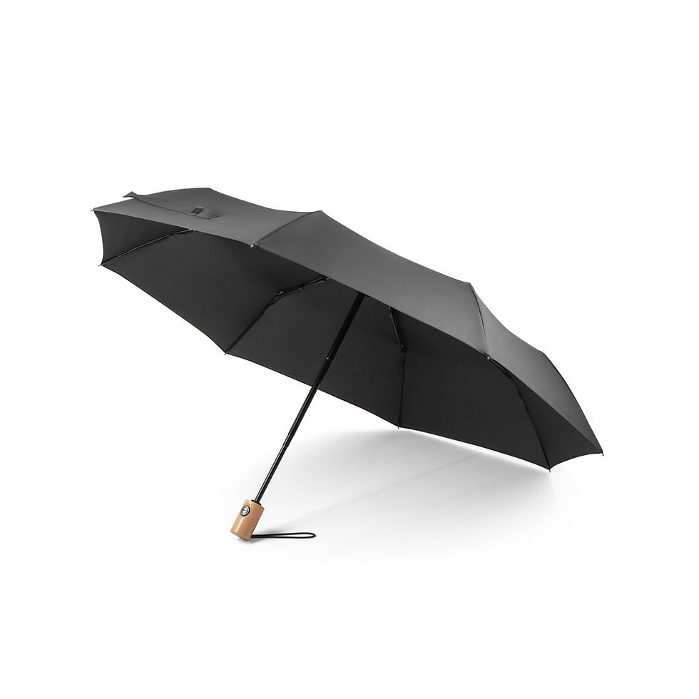 Miniatura: 99040 RIVER. Guarda-chuva, dobrável, em poliéster 100% reciclado pongee 190T