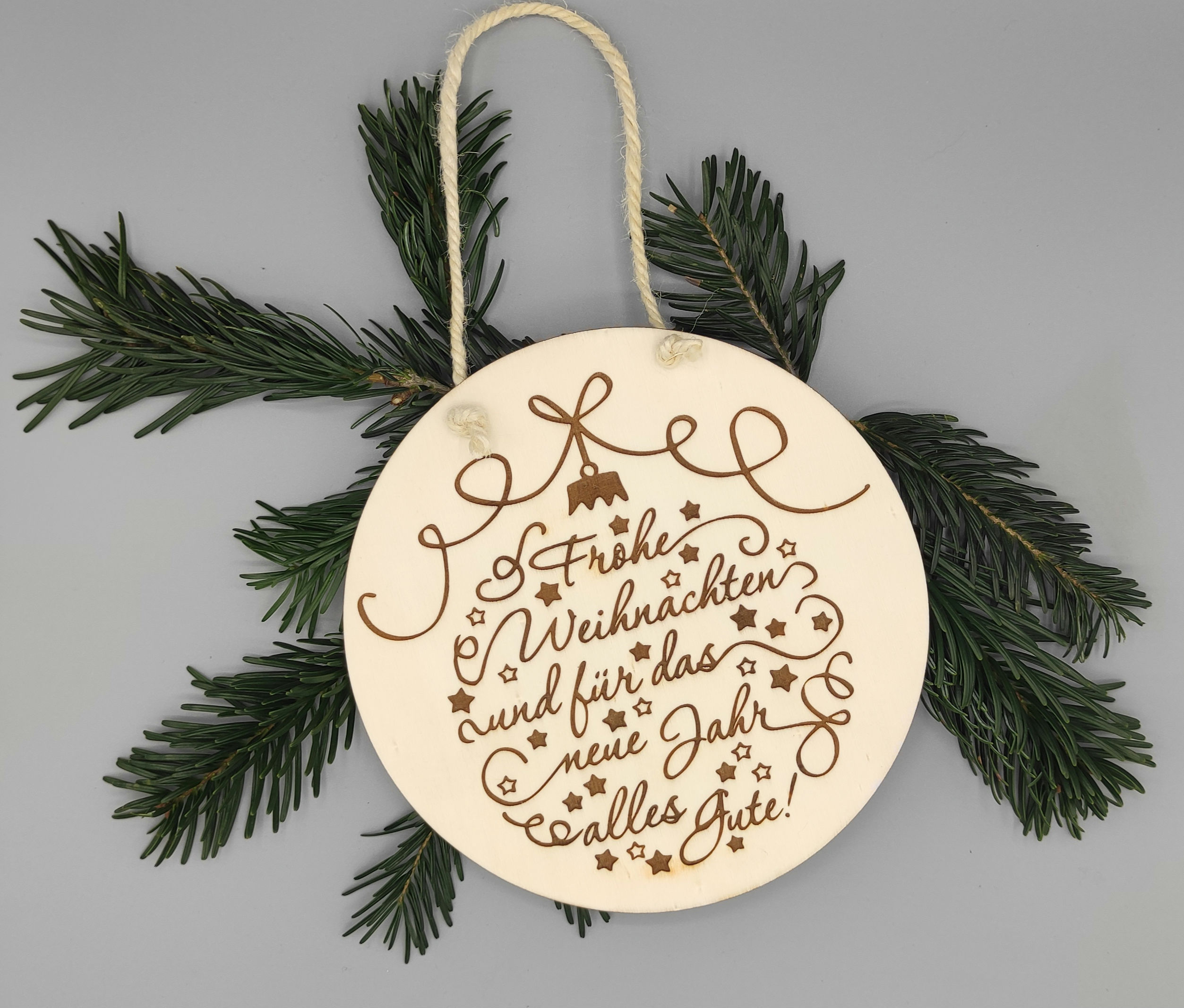 Schild Weihnachten "Frohe Weihnachten"