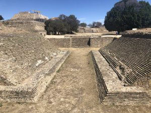 Ball game court at Monte Alban