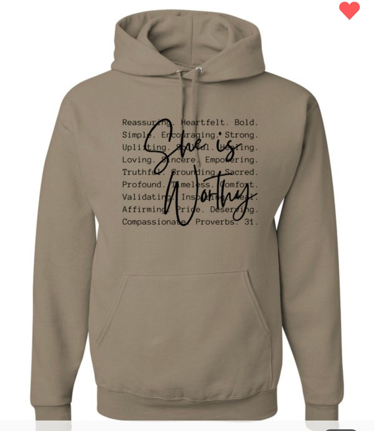 Faith Jersey - She is Worthy