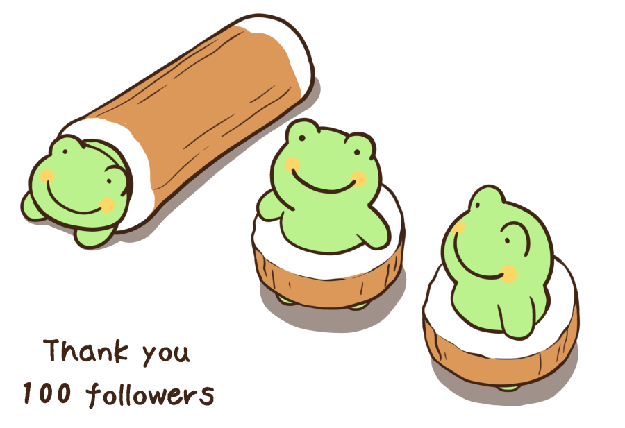 Twitterフォロワー100人記念