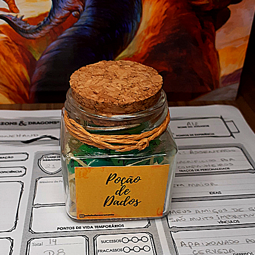 Miniatura: Poção de Dados RPG
