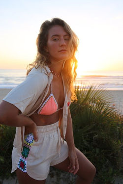 Short SunFlowers Bege