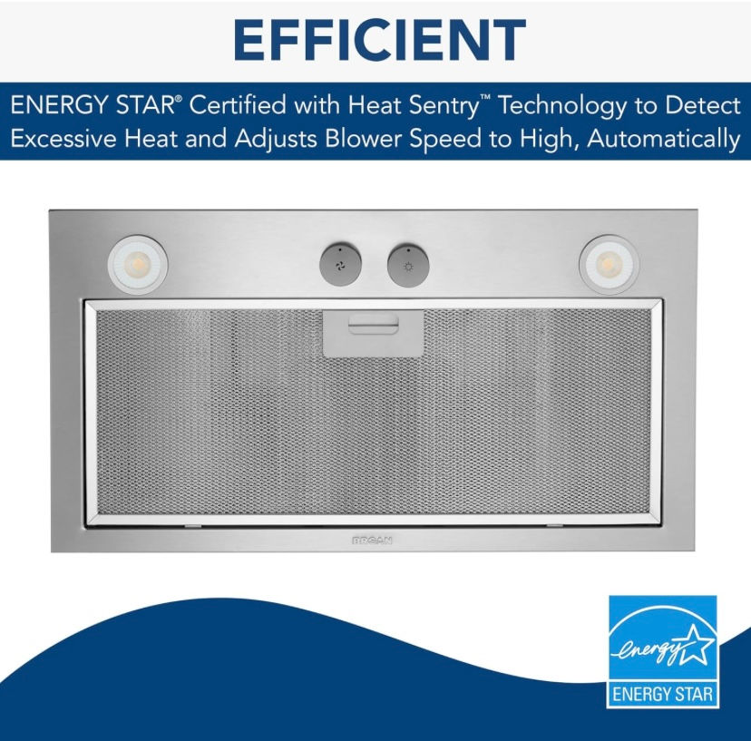 Thumbnail: Broan NuTone PM400SS  Custom Cabinet Built-in 3-Speed Power Pack Insert 21-Inch