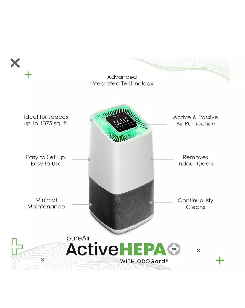 Thumbnail: Greentech Environmental - PureAir PRO 1X5826 - Active HEPA+ with ODOGard