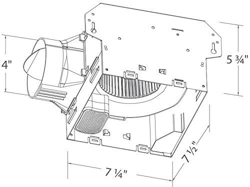Thumbnail: Delta breez  ITG70BT 70 CFM Exhaust Bath Fan with Bluetooth 