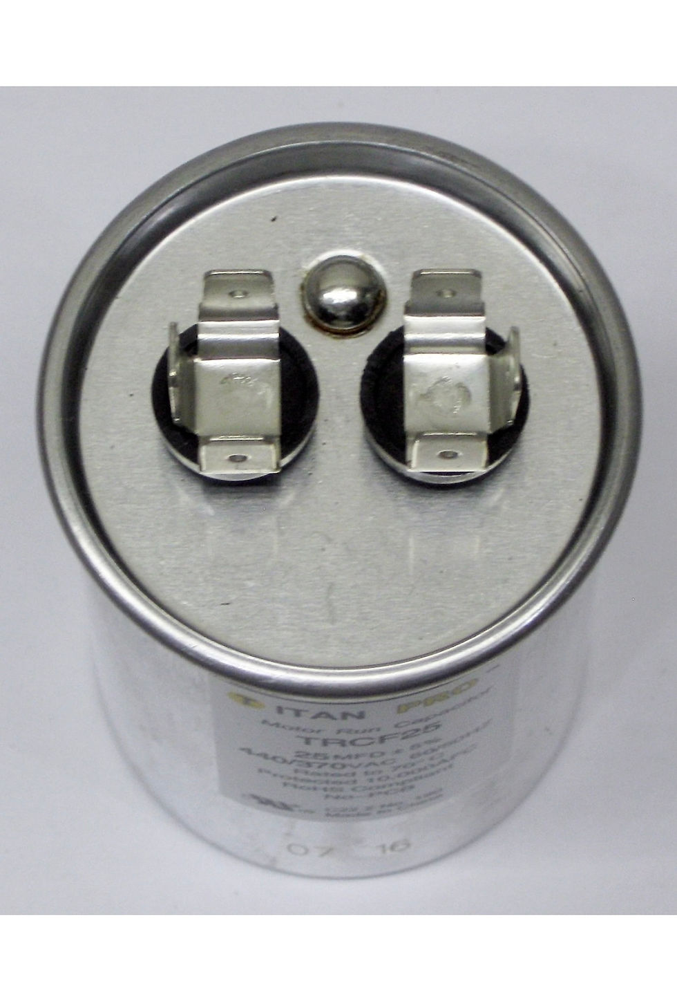 Thumbnail: TITAN PRO TRCF25 RUN CAPACITOR 25 MFD 440/370 VOLT ROUND