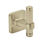 Thumbnail: Amerock BH36563BBZ Single Prong Robe Hook is finished in Golden Champagne