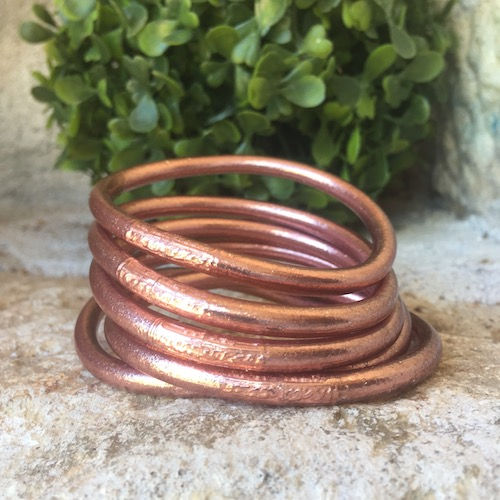 Bracelet bouddhiste couleur rose VERSION LARGE