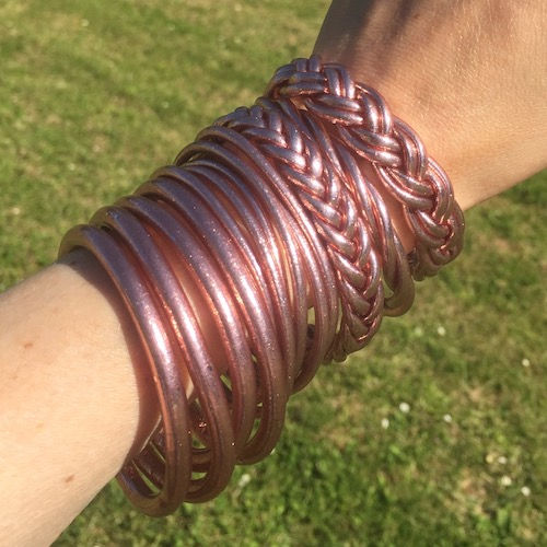 Miniature : Bracelet bouddhiste couleur rose VERSION LARGE
