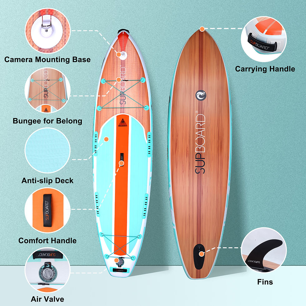 Thumbnail: Premium PVC Material All Around Stand up Paddle Board with EVA Deck Pad for Unis
