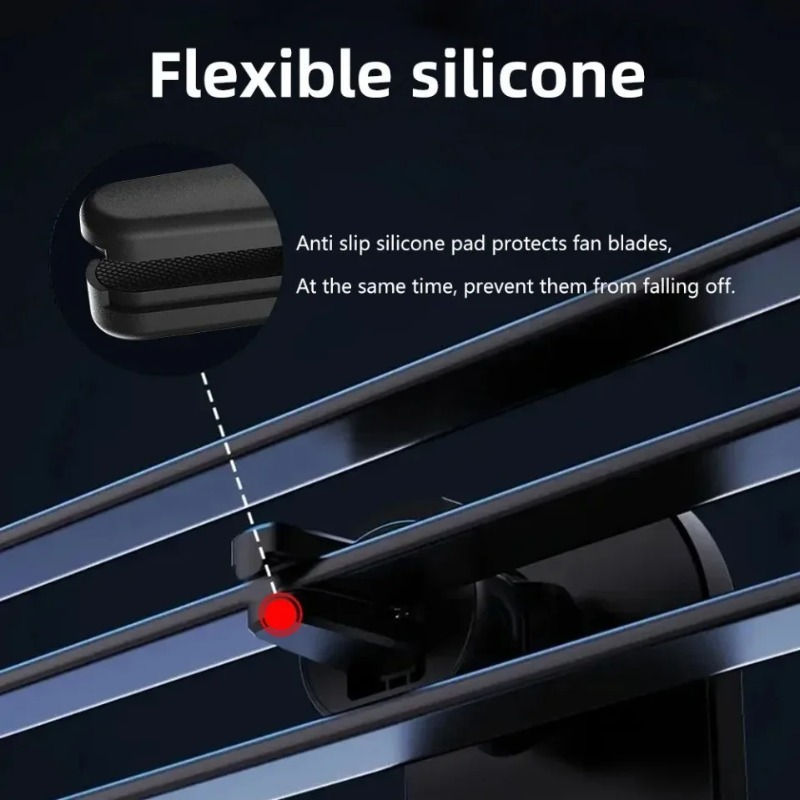 Thumbnail: Magnetic Wireless Car Charger Phone Mount  360° Rotatable Fast Charging Air Ven