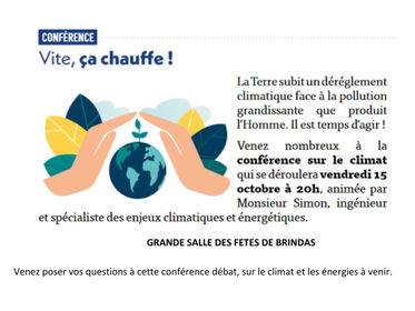 CONFÉRENCE CLIMAT