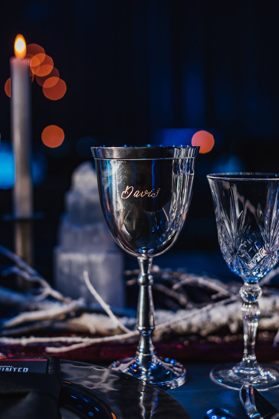 Engraved Goblets for a Medieval Themed Event with Civic x Audible