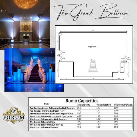 The Grand Ballroom at The Forum