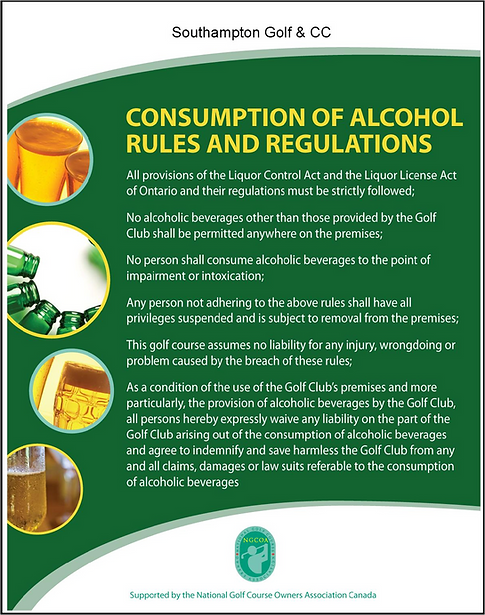 Alcohol Rule.