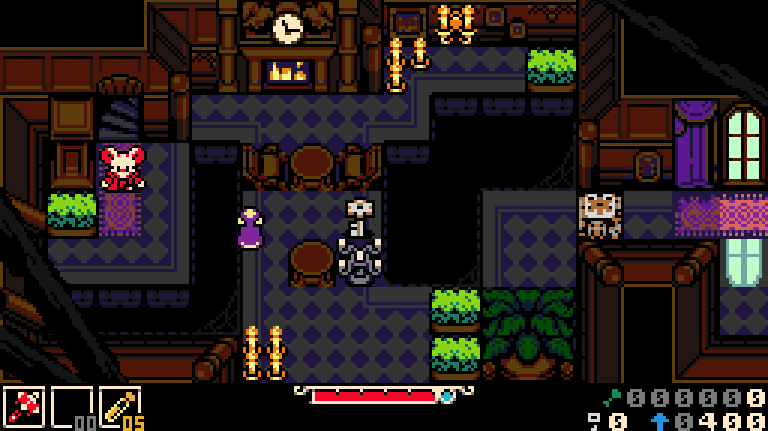 GIF of the graphics, gameplay and world of Mina the Hollower, from their Kickstarter campaign