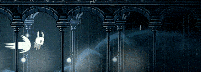 GIF of attacks and gameplay from the Kickstarter campaign for Team Cherry's Hollow Knights