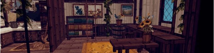 A GIF showcasing gameplay and visual aesthetic of Delphinium, via their Kickstarter campaign