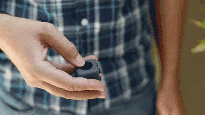 GIF of the fidget cube functions in use, via their Kickstarter campaign