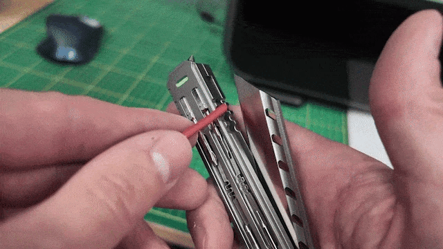 Ad GIF of opener function of "The Smith Blade", created by Hacksmith Industries, via Kickstarter