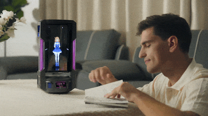 GIF of the product "CODE27 Character Livehouse" amenities, uses & benefits, via Kickstarter campaign