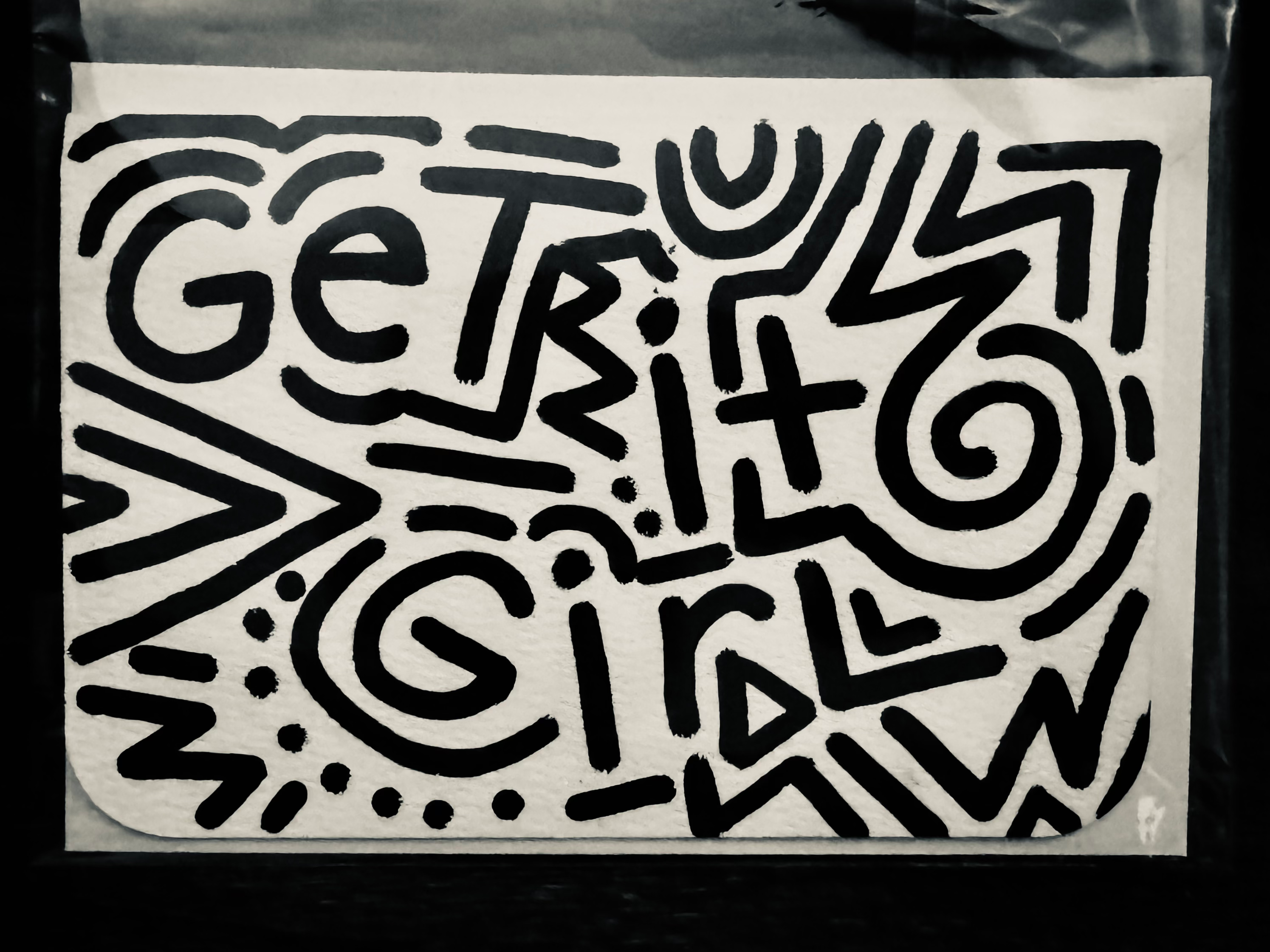 "Get It Girl" Card Blank 