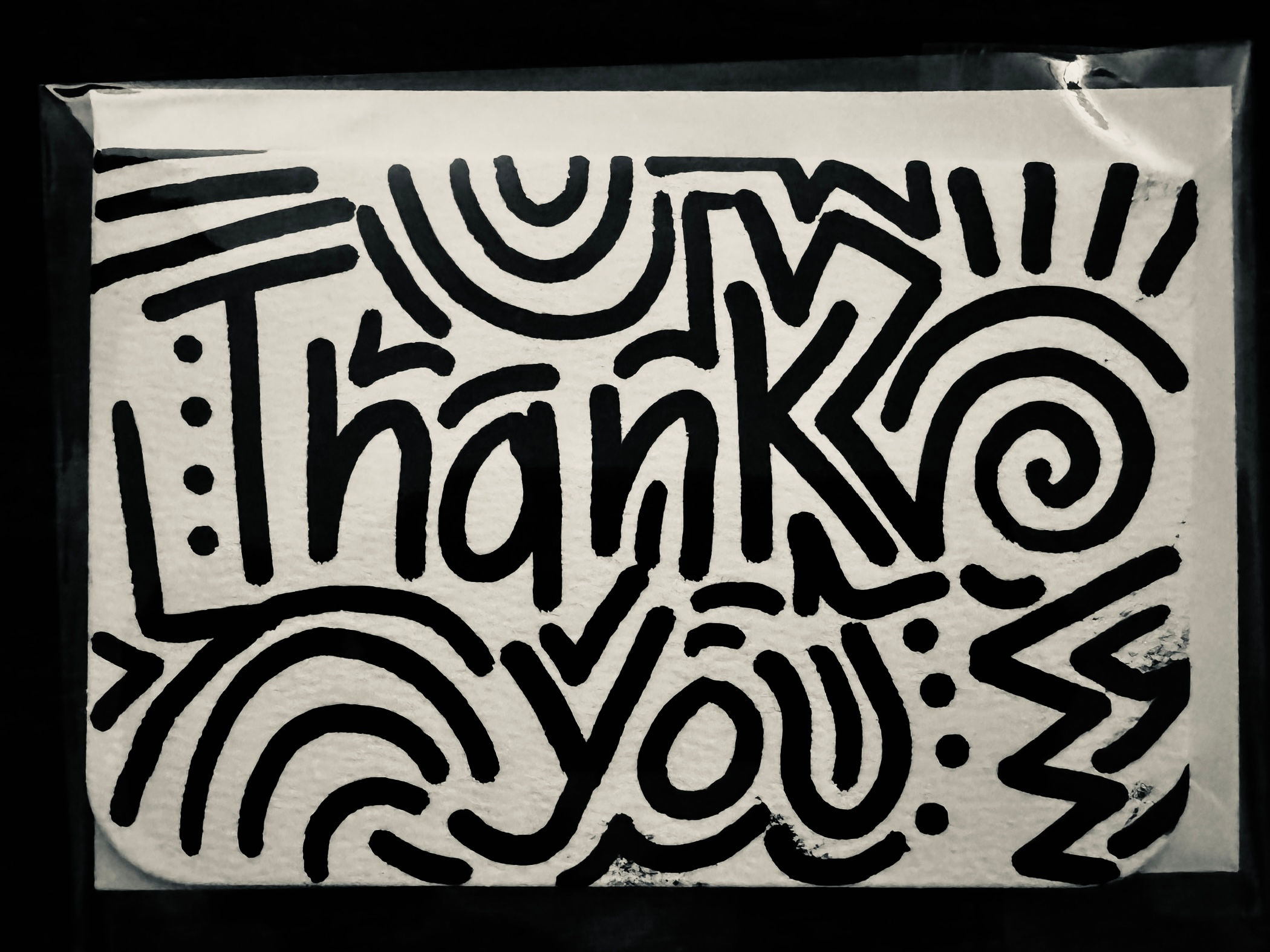 Thank You Card Blank