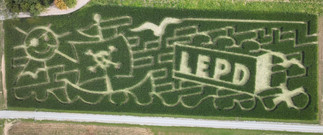 Corn maze at The Patch pumpkin patch in Southern Illinois