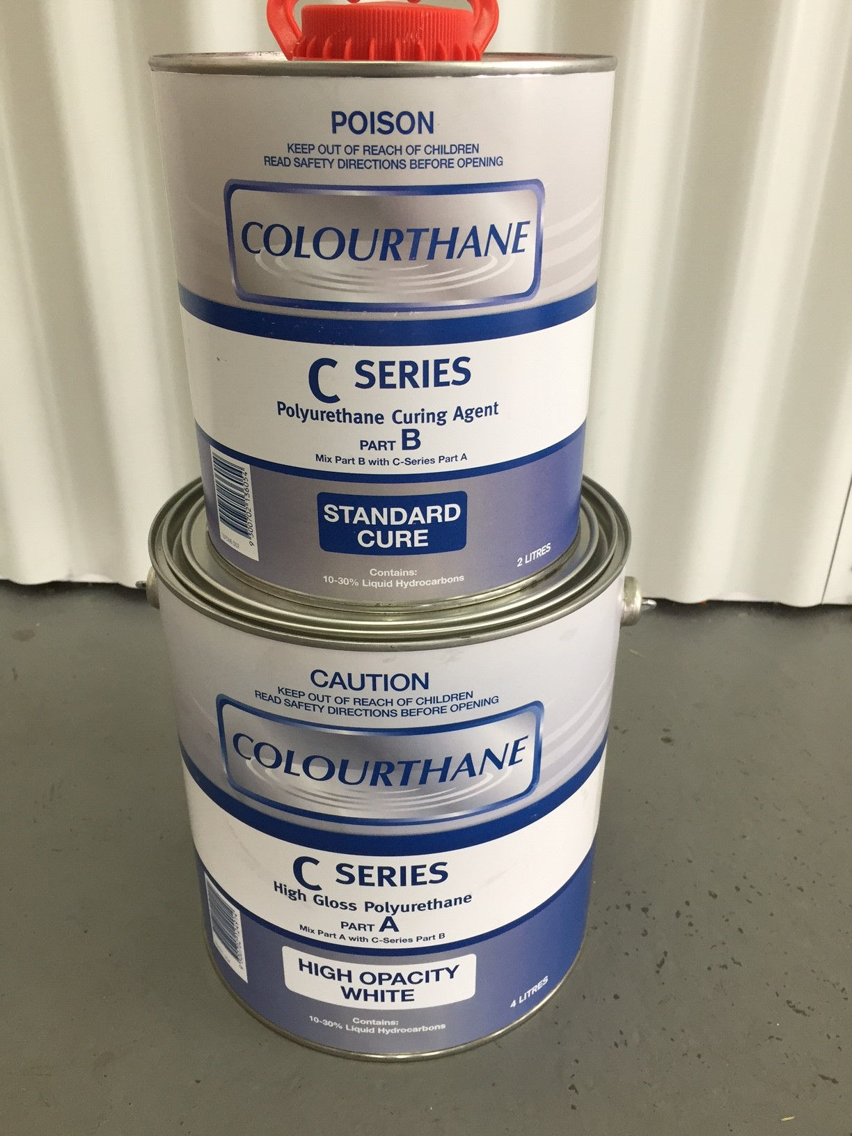 Colourthane 2K White 6L Paint & Hardener Kit