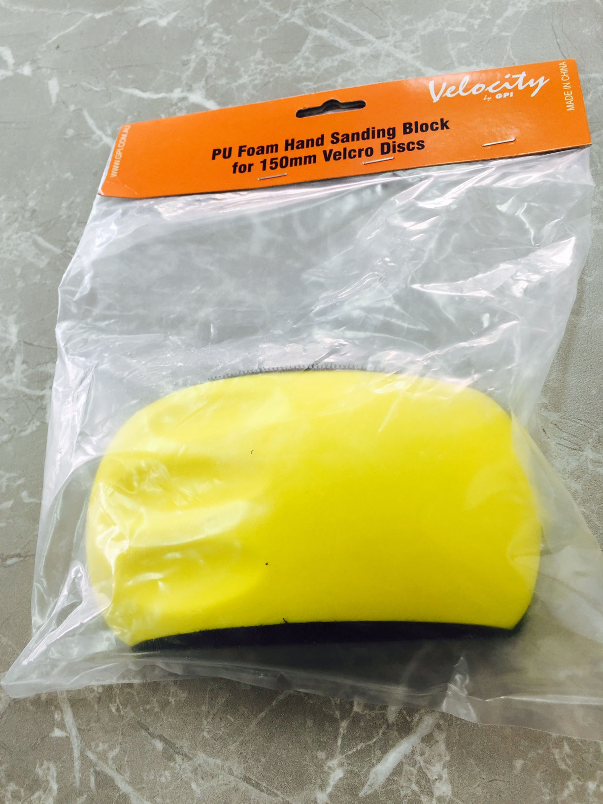 Velcro Hand Sanding block suits 6" velcro discs