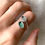 Thumbnail: Adjustable Sea Glass Ring - Sizes L - R
