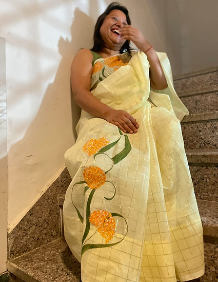 printed sarees ,Custom printed sarees, designer sarees ,Customized sarees