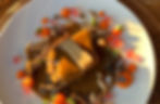 Primer plato de ternera para evento de catering en barcelona