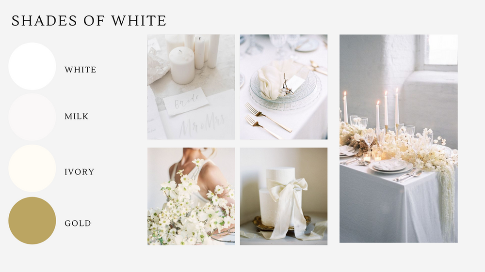26 Wedding Color Palettes to Inspire You