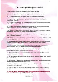 VÝVOJ NAŠEHO LIDSKÉHO JÁ V 19 KROCÍCH