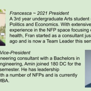 A Promising Future for 180 Degrees Consulting Unimelb: President and Vice President Interviews