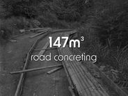 147m3 road concreting