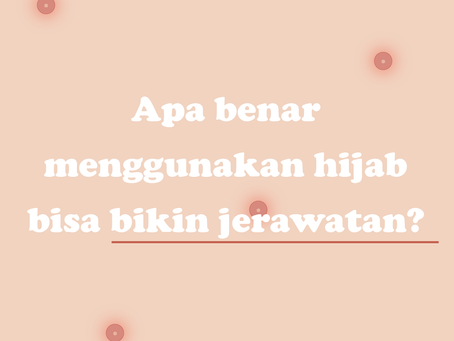 Sering jerawatan di area hijab? ini solusinya!