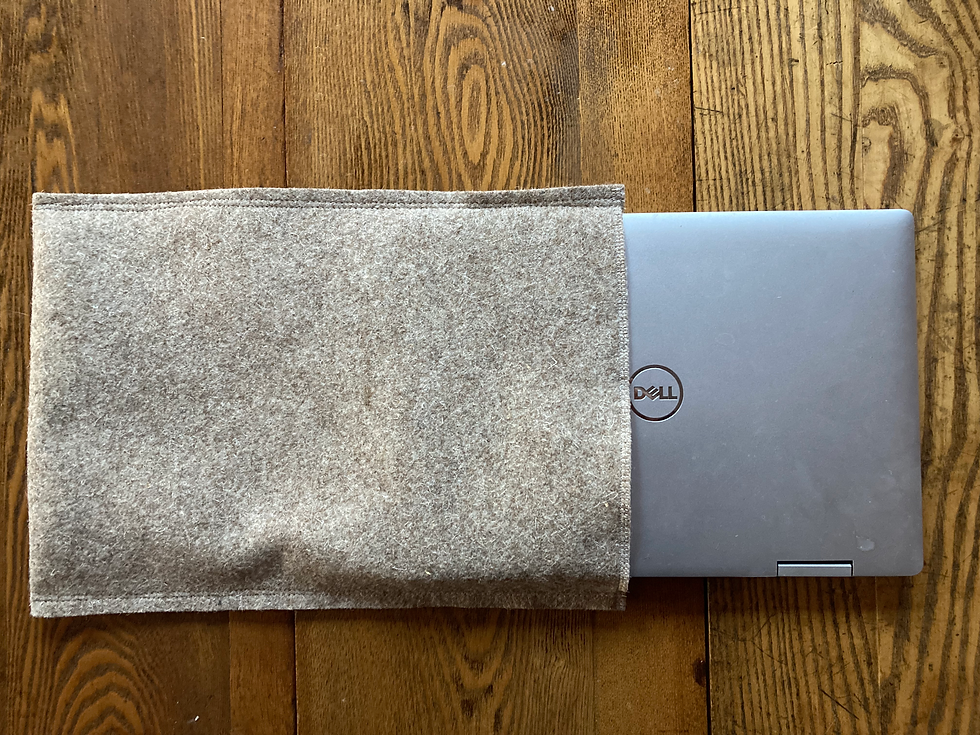 Thumbnail: 100% Wool Felt Tech Sleeves laptop size