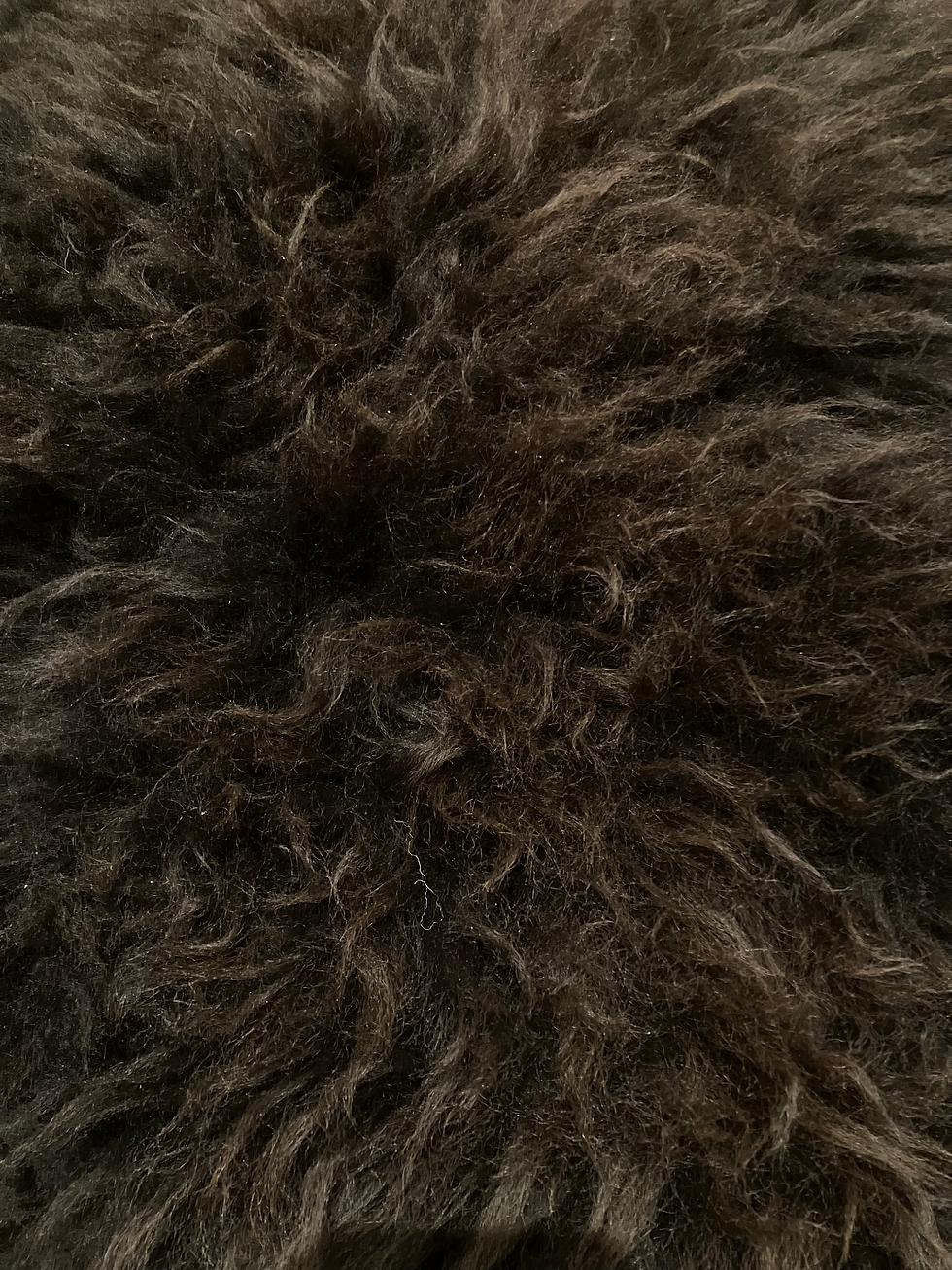 Thumbnail: brown sheepskin detail