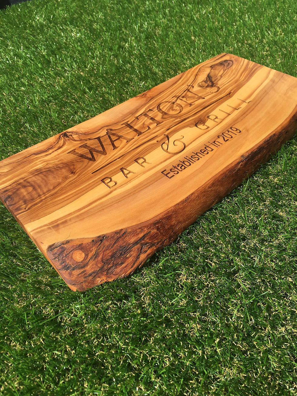 Thumbnail: Personalised Olive Wood Chopping Board