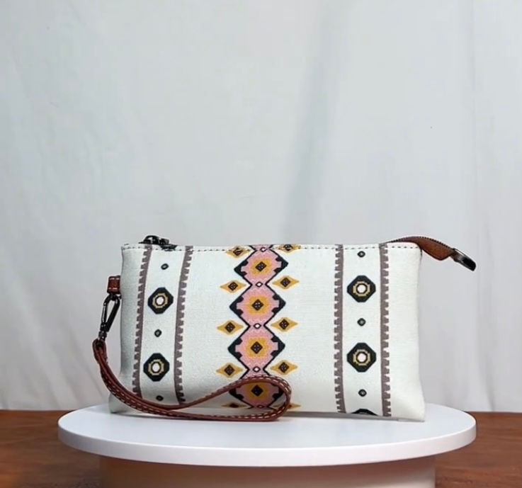 Thumbnail: Boho fashion clutch bag