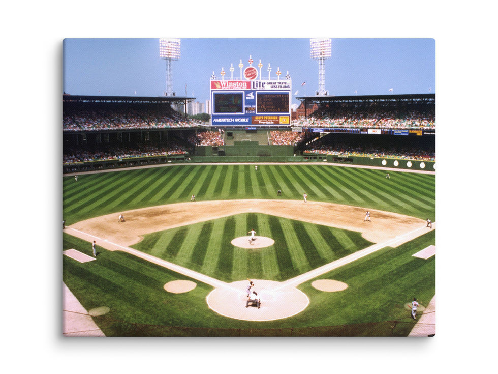 1990 Comiskey Park Canvas Print-02