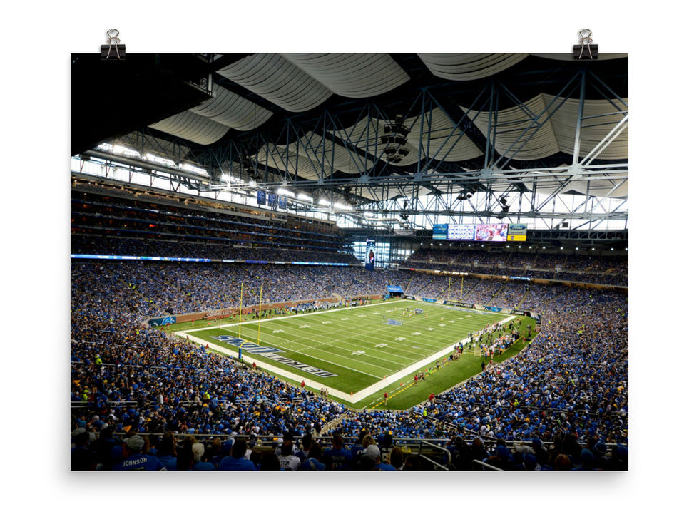 Ford Field Poster – Detroit Lions-4