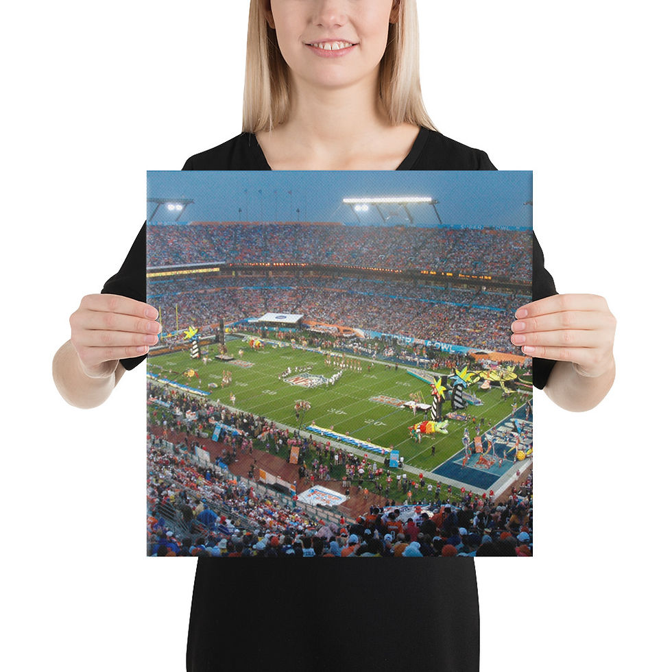 Thumbnail: Super Bowl 41 - 2007 Canvas: Colts vs Bears