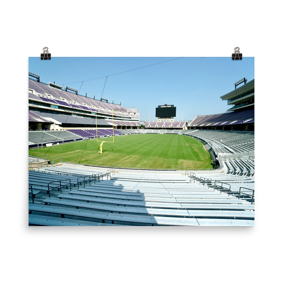Thumbnail: TCU Horned Frogs Canvas 2021 Poster