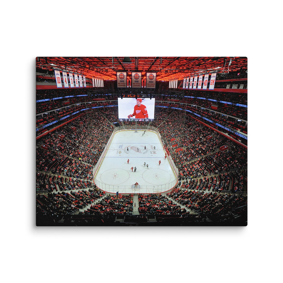 Little Caesars Arena Canvas – Detroit Red Wings-2