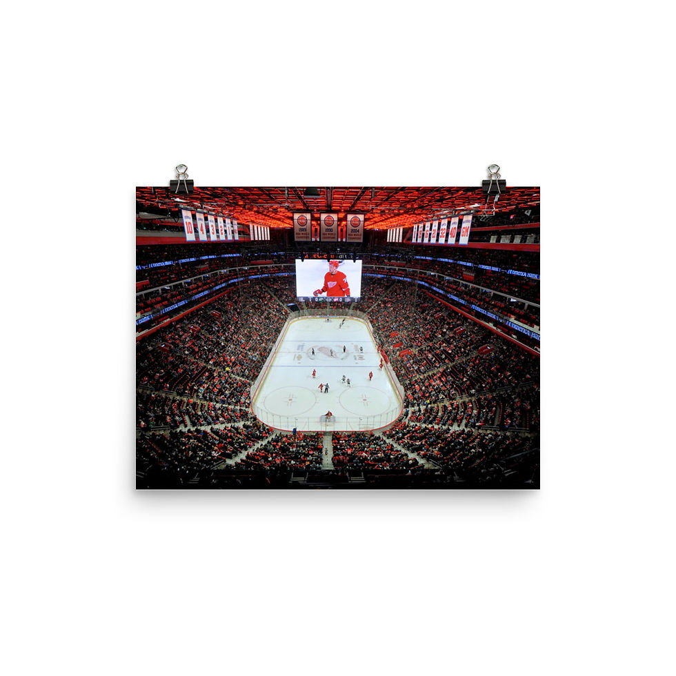Little Caesars Arena Poster – Detroit Red Wings-2