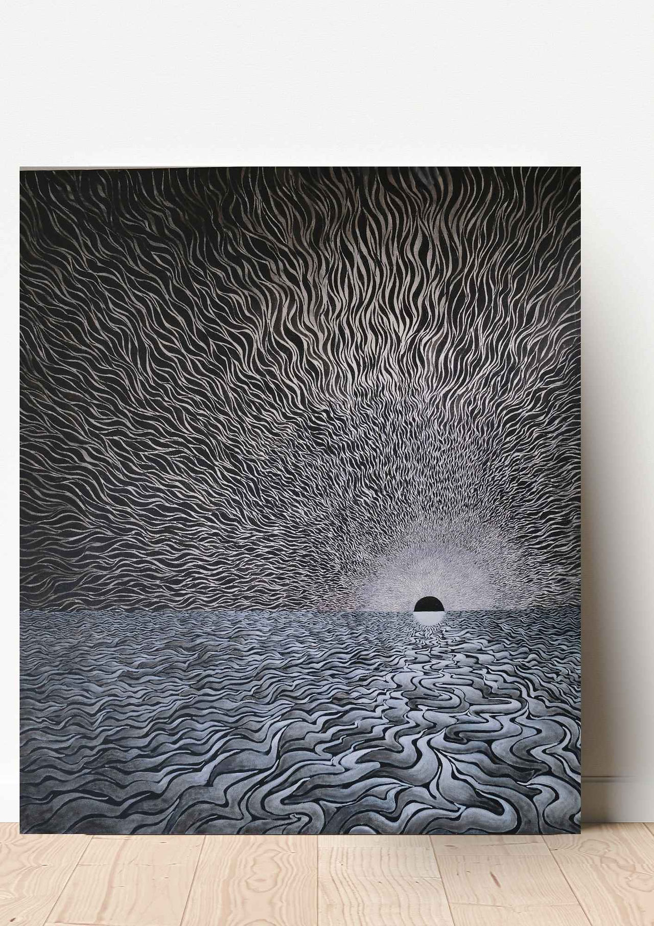 A Painting By Mohammad Ashraf Munshi
